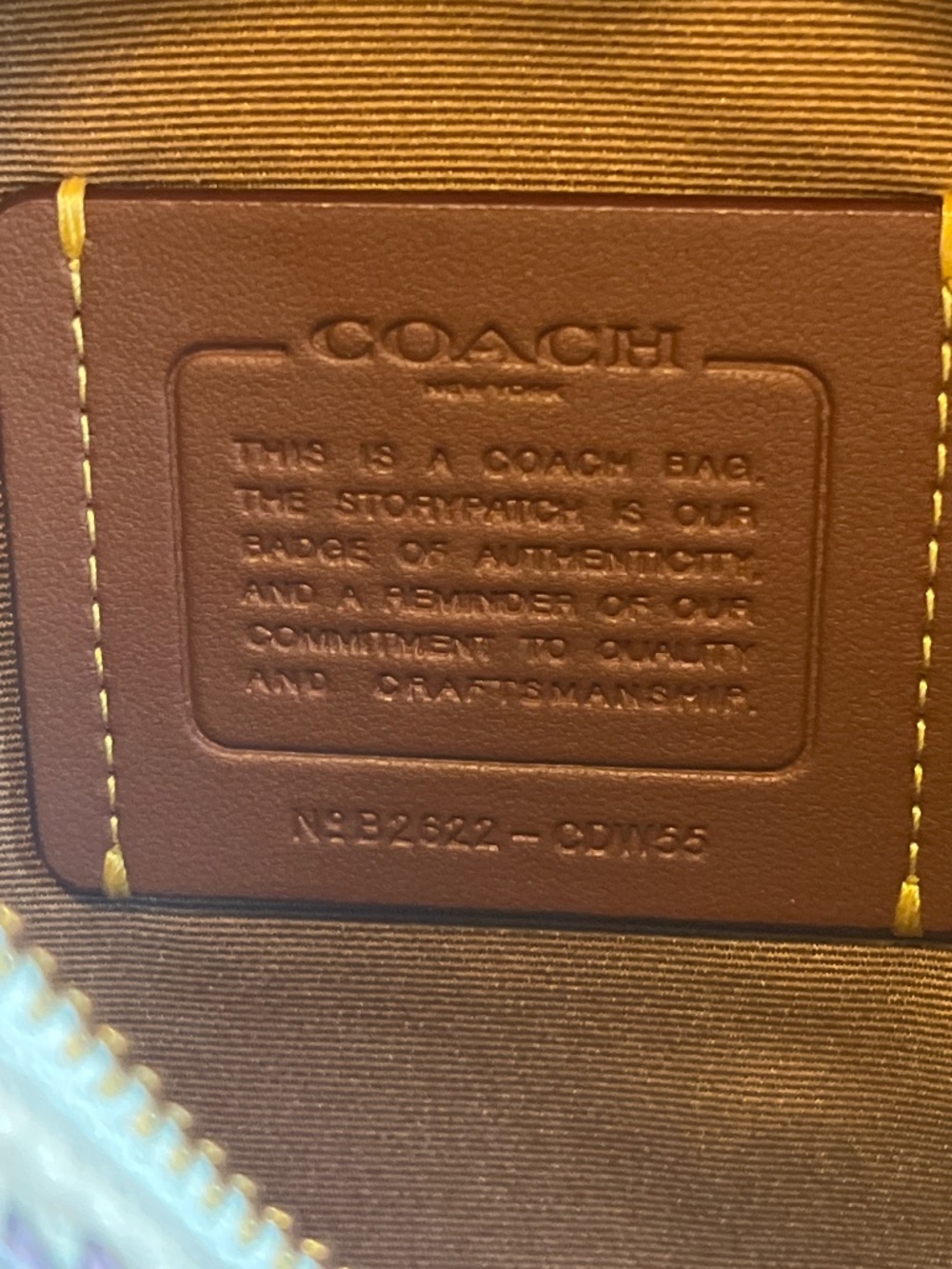 Coach cargo shoulder bag in floral print - Picture 13 of 14